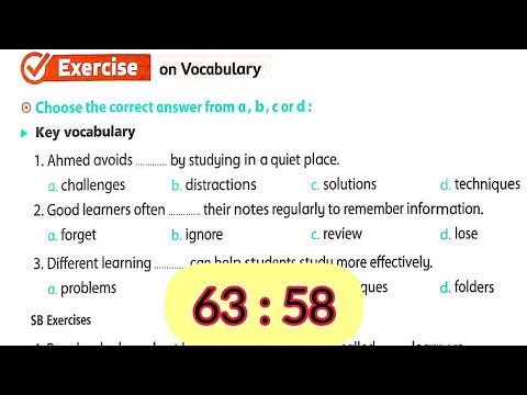 حل من صفحة 58 63 اولي اعدادي ترم اول 2026 كتاب المعاصر Hello انجليزي علي كلمات Unit 2