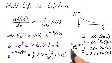 Computing Half-Life - Differential Equations in Action