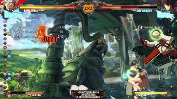 GG Xrd Ramlethal - Gimmick Fuzzy RC combo #2 (147dmg) or 185 from full