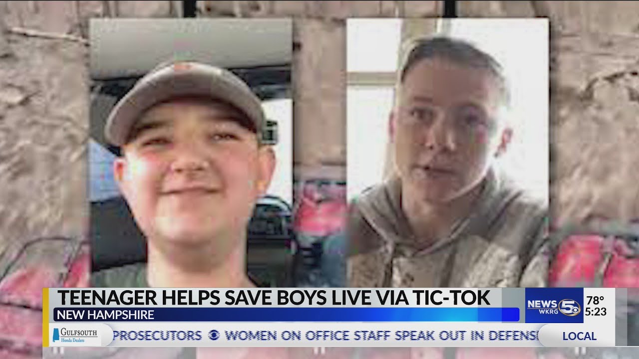 Teen saves boy from 800 miles away after seeing ATV crash via TikTok