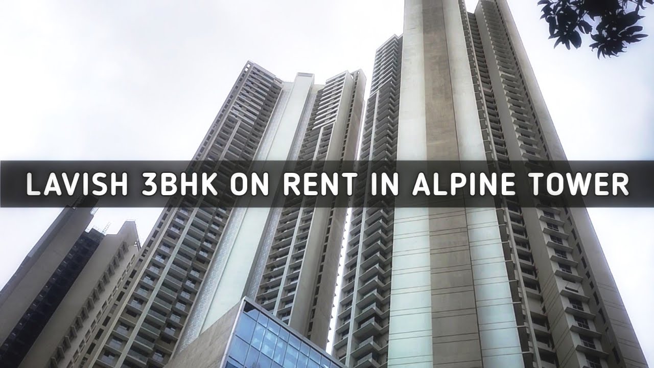 3BHK Rental Flat In Alpine Tower, Thakur Village 65K RENTAL Home