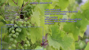 various way of blurring (or unsharping) with ffmpeg - unsharp