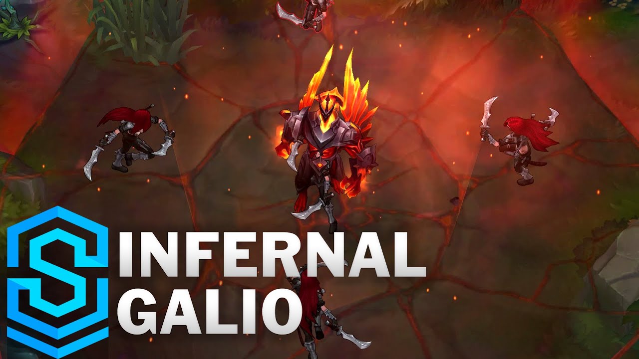 Infernal Galio Skin Spotlight League Of Legends Youtube