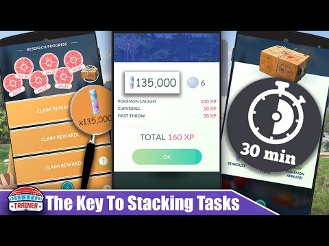 HOW TO GET 135,000 STARDUST IN 30 MINUTES - TOP STRATEGY FOR STACKING RESEARCH QUESTS | POKÉMON GO hqdefault