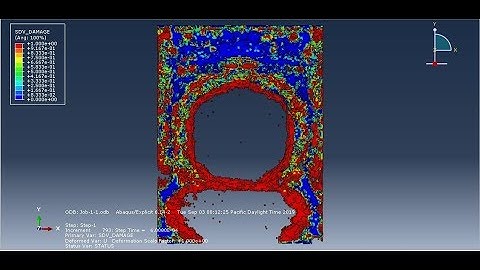 Simulation CEL explosion over the glass panel and damage investigation in Abaqus