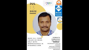 Back to Basics # 63: Make All Form Fields as Read-only with Webresource in Dynamics CRM[Telugu]