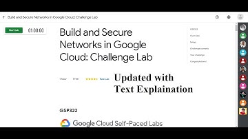 #updated | #LearnToEarn! I Build and Secure Networks in Google Cloud: Challenge Lab | GSP322 | GCP |