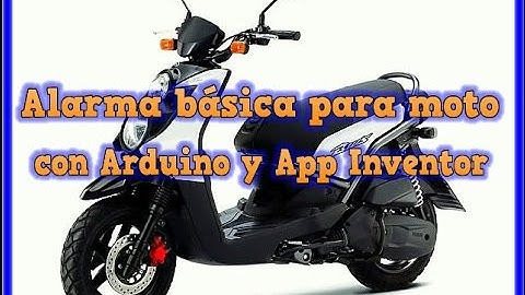 EDCAV_128 Demo Alarma básica para moto con Arduino