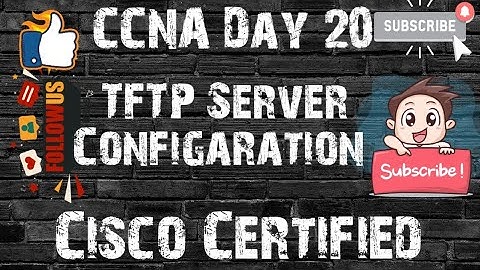 20)How to configure tftp server in cisco packet tracer |Router configaration backup into Tftp server