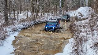 Ozarks Off Roading in the Snow