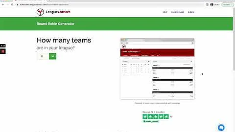 Create Round Robin Schedules Easily with LeagueLobster LITE