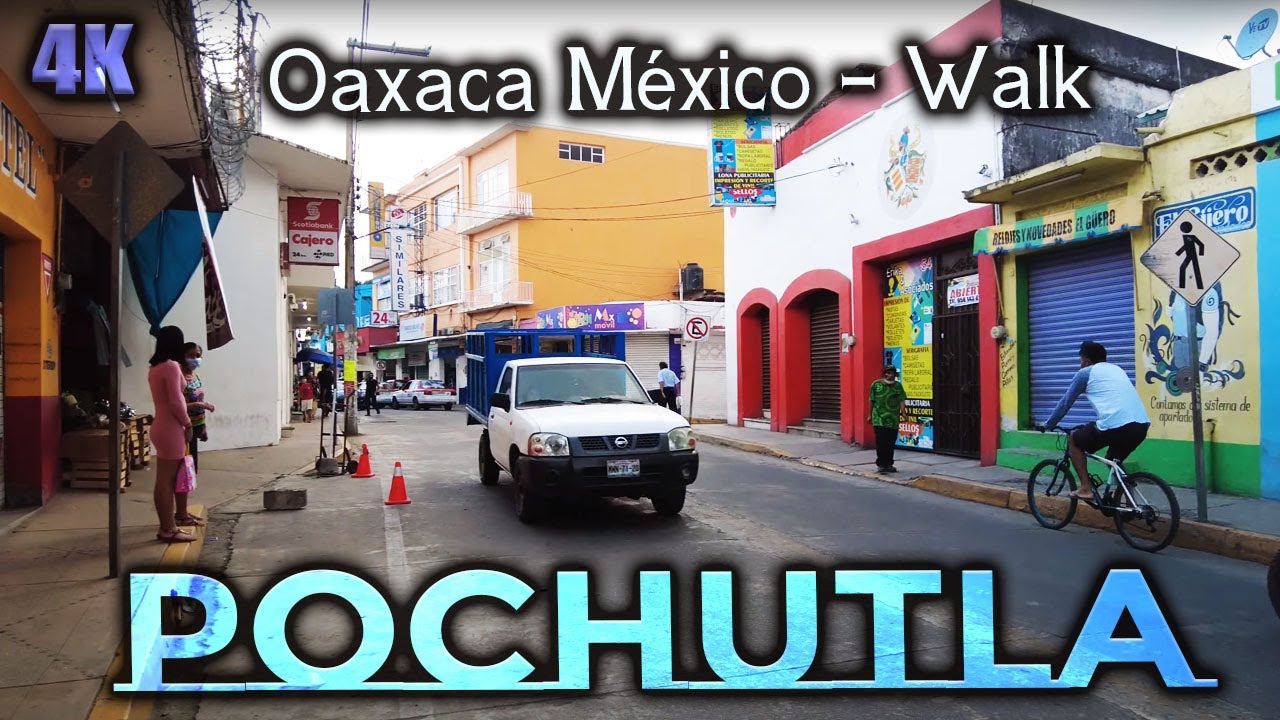 Camera Looks Pochutla City Oaxaca state Mexico