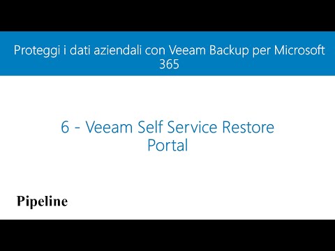 06 - Webinar Veeam Backup per Microsoft 365 - Veeam Self Sevice Restore Portal