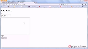 PHP Tutorials: Creating a Blog (Part 11/11)