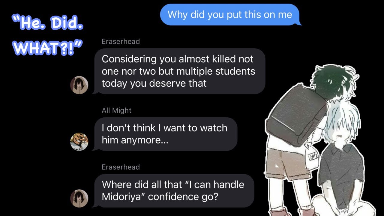 Midoriya personates Shigaraki… hopefully for a day || BNHA Texting Story