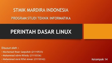 PERINTAH - PERINTAH DASAR SISTEM OPERASI LINUX