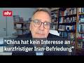 China Hat Kein Interesse An Kurzfristiger Iran Befriedung Krieg Betrifft Ganze Region