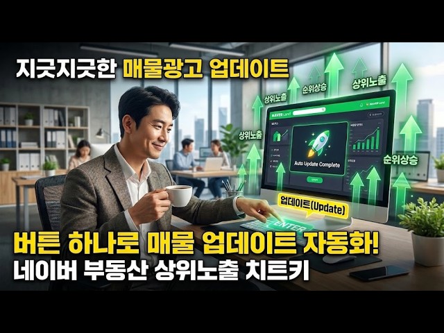 공인중개사의 지긋지긋한 반복업무ㅣ부동산 매물광고 업데이트 자동화 프로그램 무료배포