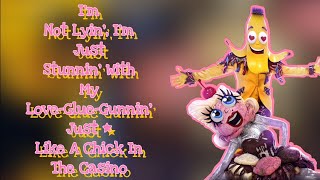 Famous Banana Split Performs "Poker Face" By Lady Gaga (Lyrics) | The Masked Singer Net Worth