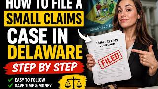 How to file a small claims case in Delaware step by step