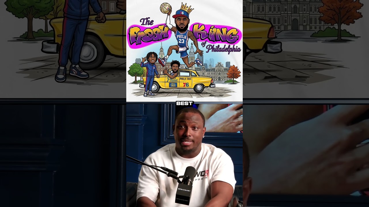 Shady geeked about LeBron potentially joining the sixers #sixers #76ers