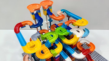 Ultimate LEGO Duplo Marble Run Challenge – Fastest Marble Wins!