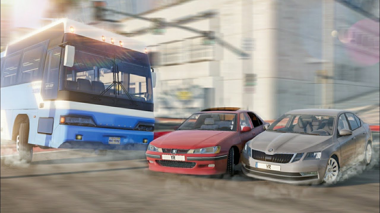 اخطر حوادث المرور في الجزائر  - BeamNG.Drive 😱