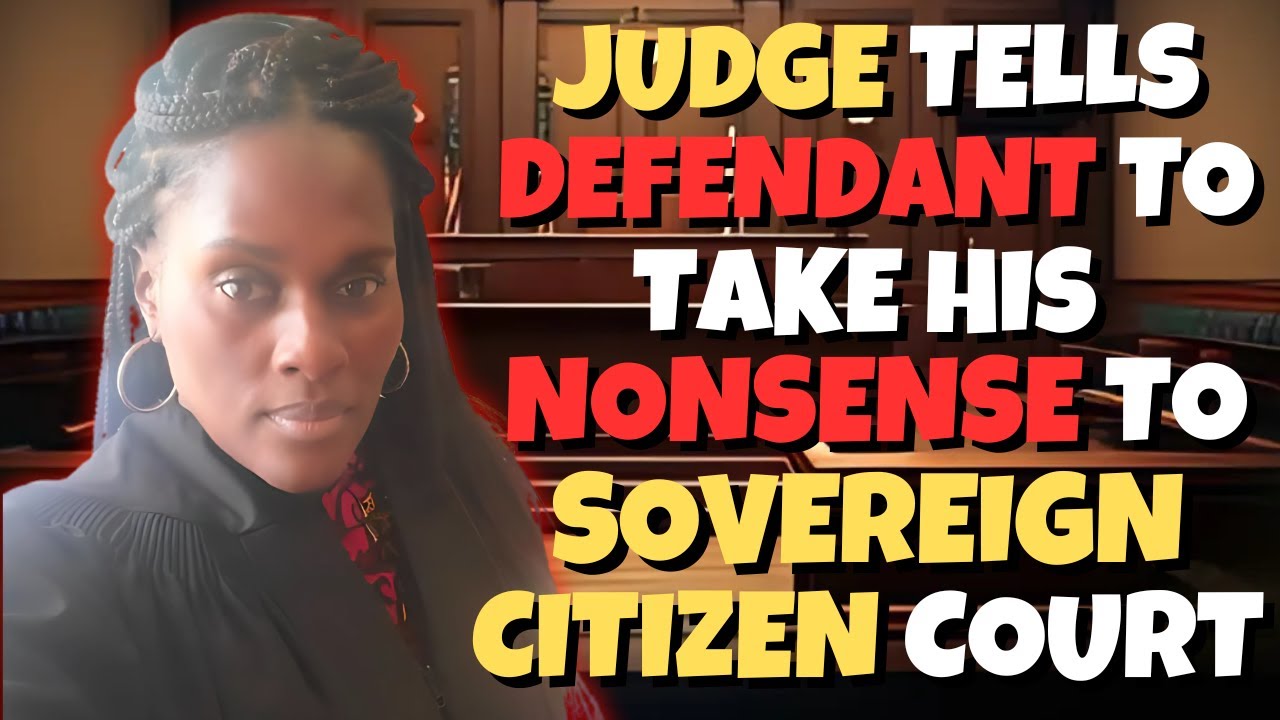 Sovereign Citizen GETS CALLED OUT by Judge in Shocking Moment!