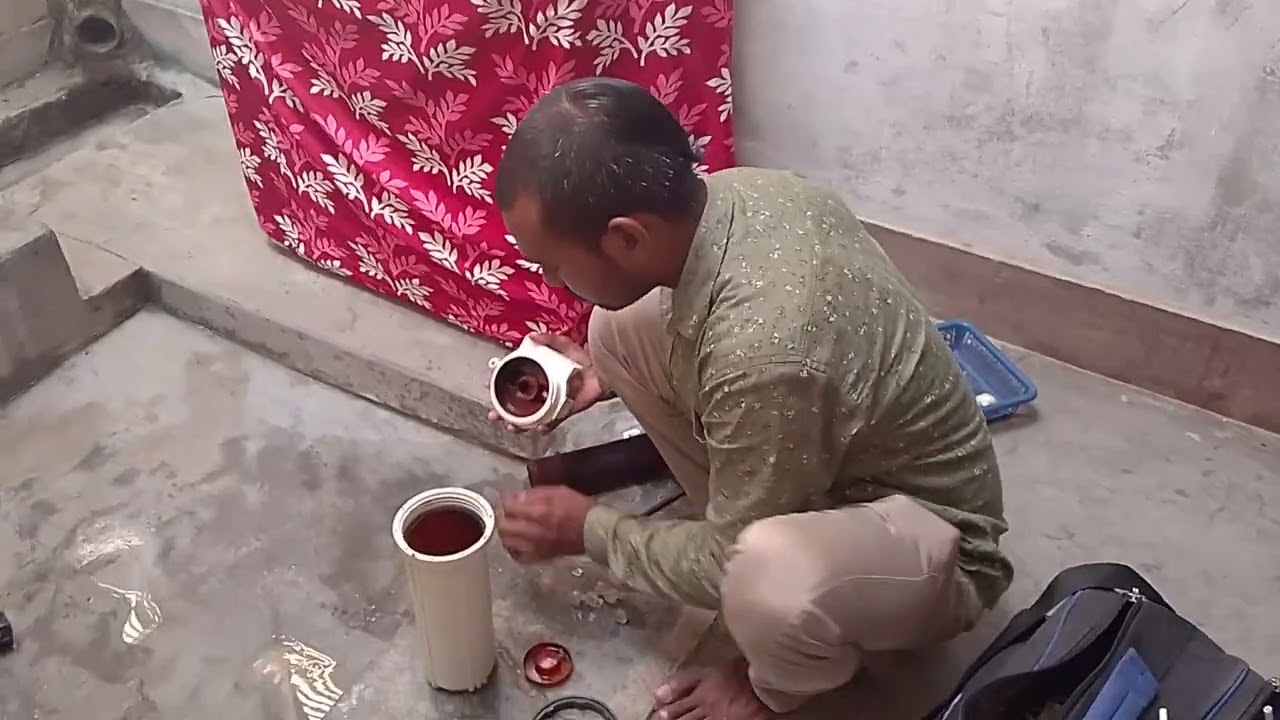 pre filter candle change in amwa at pankaj dubey's home.