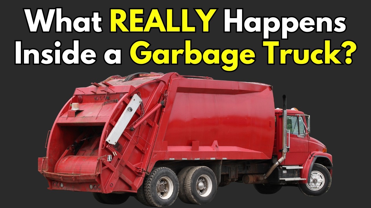 What REALLY Happens Inside a Garbage Truck?