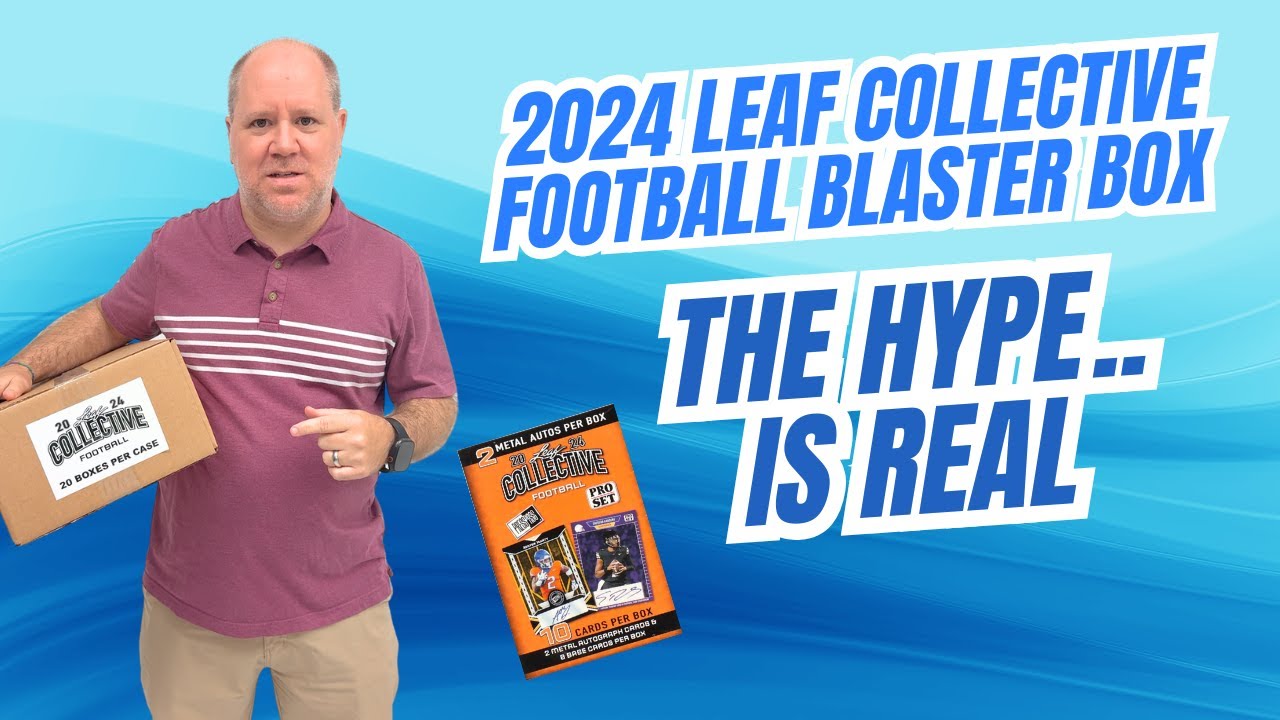 We Ripped a FULL CASE of 2024 Leaf Collective Football Blasters! 🔥 CRAZY Hits Inside!