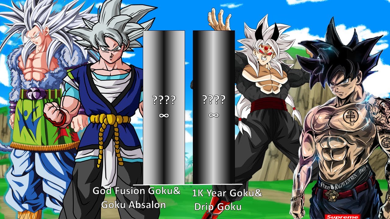 Drip Goku (Goku) Vs Shaggy Power Level 