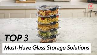 Top 3 Glass Food Storage Containers (Stack & Save!)