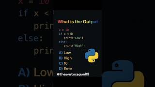 comment the right answer.... #code #python #pythonquestion