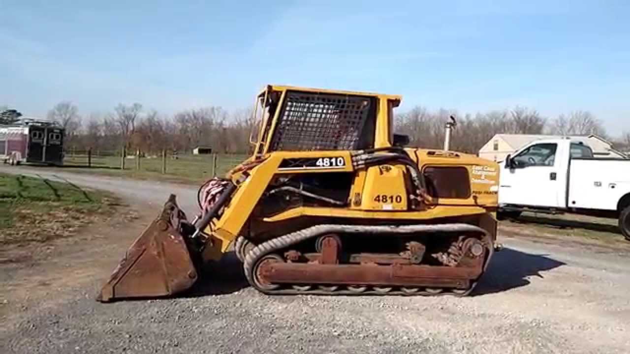 ASV 4810 Mulit Terain Loader Track Skid Steer 105HP Cat YouTube