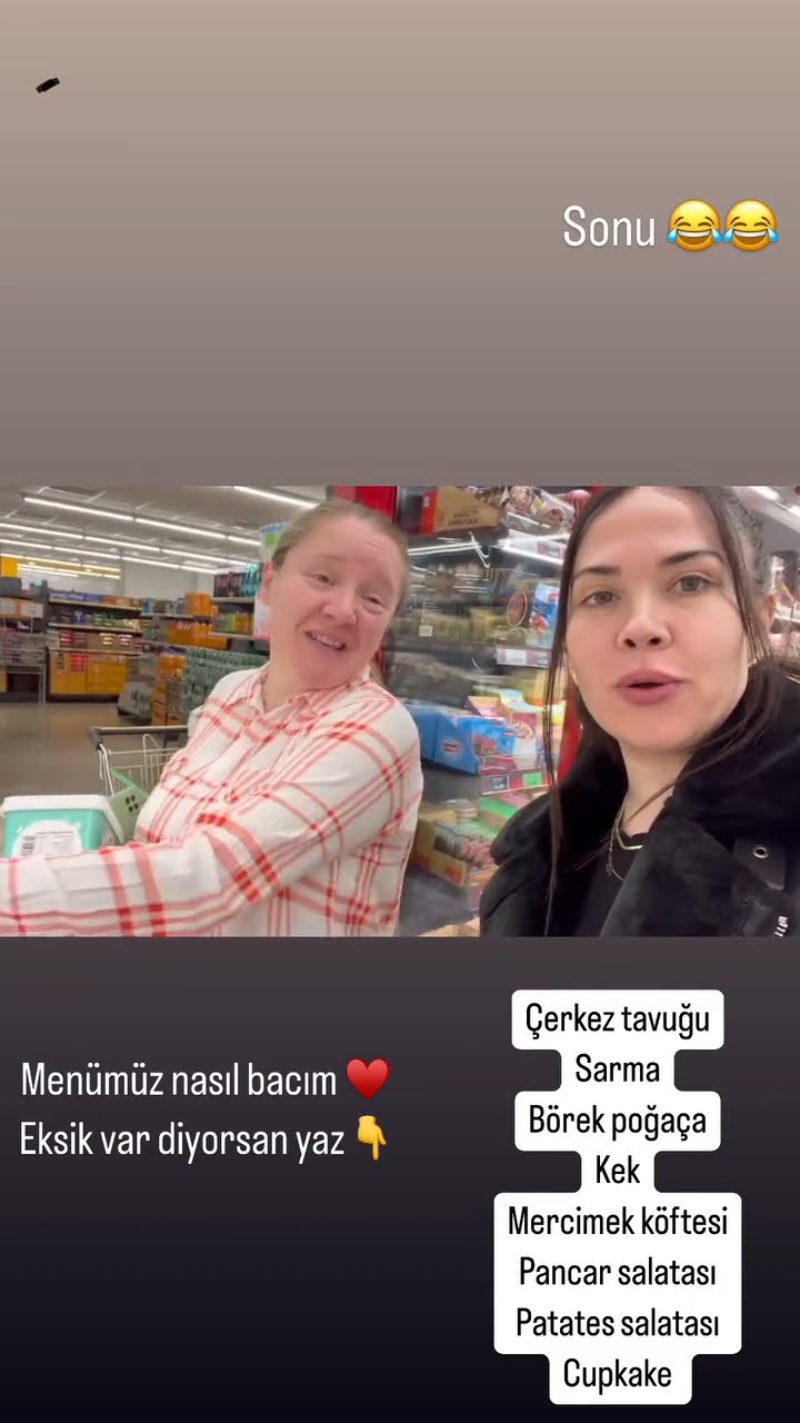 Menümüz nasıl bacım ❤️ Eksik var diyorsan yaz ??