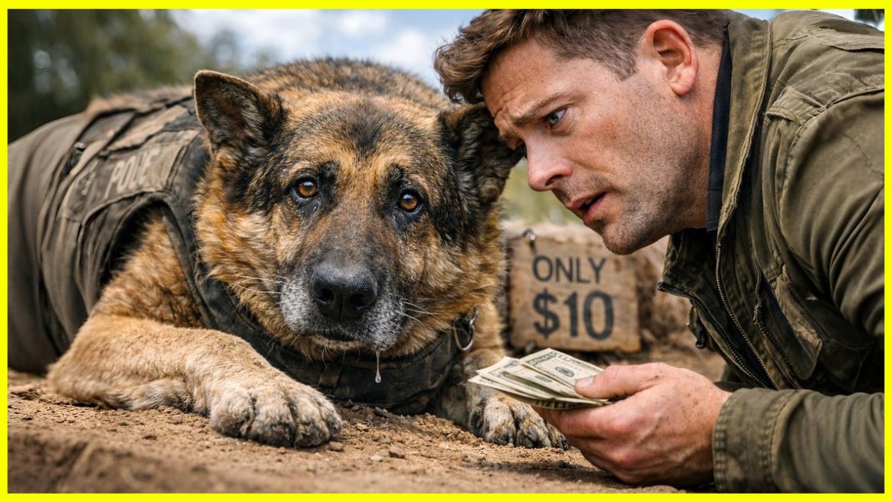 A Retired K9 Was Sold at Auction for $10 — The New Owner Had No Idea What Was Hidden in His Vest