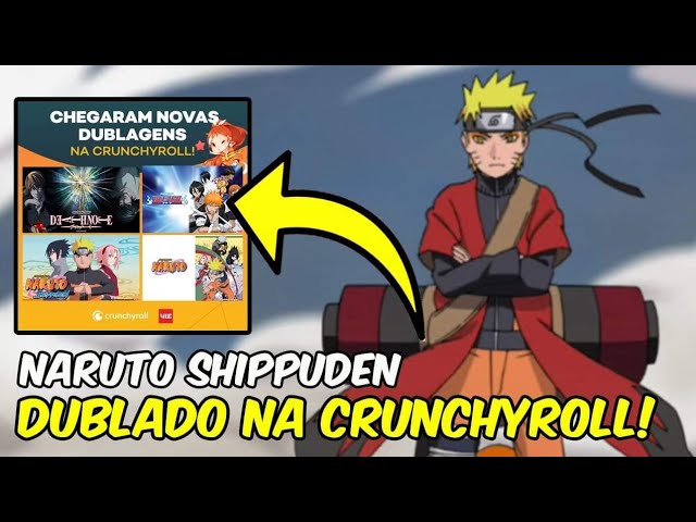 Crunchyroll.pt - ✨ Novas dublagens na Crunchyroll! ✨ ⠀⠀⠀⠀⠀⠀⠀⠀ Agora você  pode assistir Naruto, Naruto Shippuden, BLEACH e Death Note dublados em  português no catálogo da Crunchy ~🧡 ⠀⠀⠀⠀⠀⠀⠀⠀ 📰 Mais informações