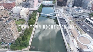 Downtown Rochester NY - September 2023  - Aerial Video Tour by R3D Media