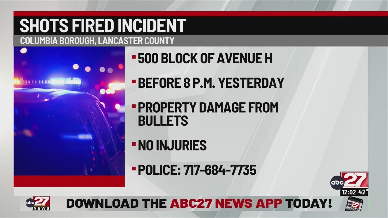 Police investigate shots fired in Lancaster County - YouTube