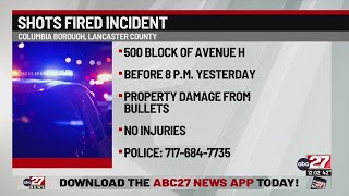 Police investigate shots fired in Lancaster County