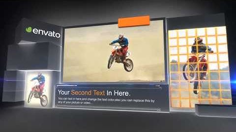 Cube Assemble Photo Display After Effects Template: