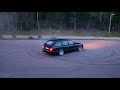 Bmw E34 540i burning some rubber