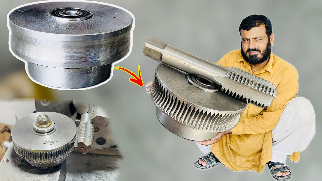 DIY Worm Gear from Tap Thread on Lathe | Genius Shop Hack 2025 unique ideas