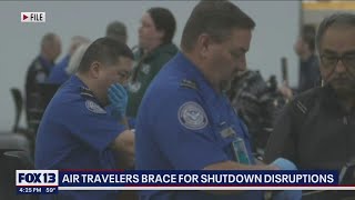 Air travelers brace for shutdown disruptions | FOX 13 Seattle