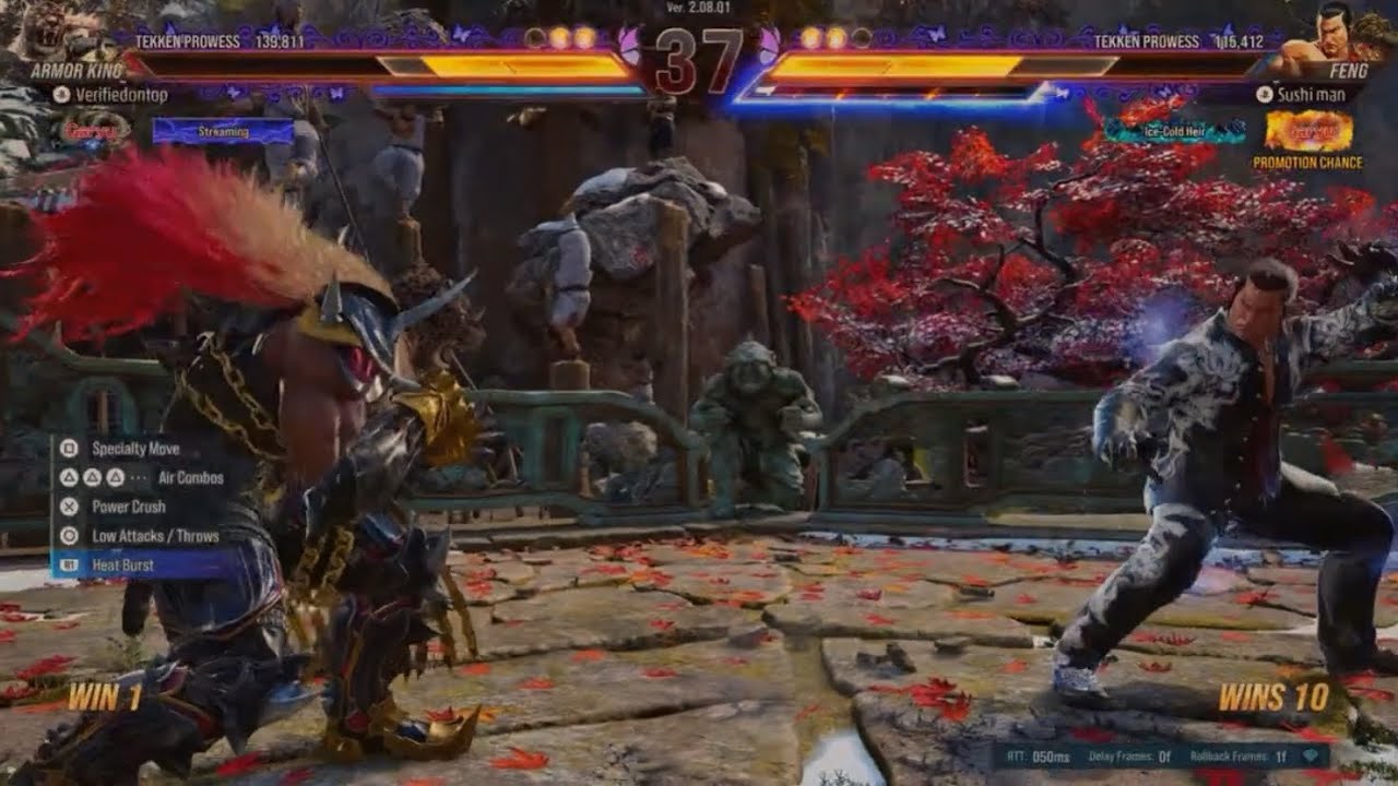 Breaking Someone’s 10 Game Win Streak While Using Armor King Tekken 8 Armor King Gameplay 