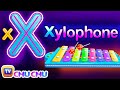 Phonics Song (Xylophone Version) - A For Apple - ABC Alphabet Songs with Sounds for Children