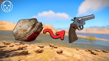trading a rock for a gun in rust