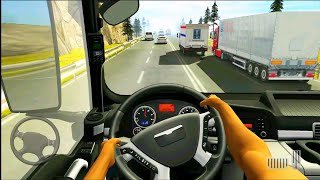 Truck Racer - course de camion sur autoroute sans fin - jeux de course Android gratuit screenshot 5