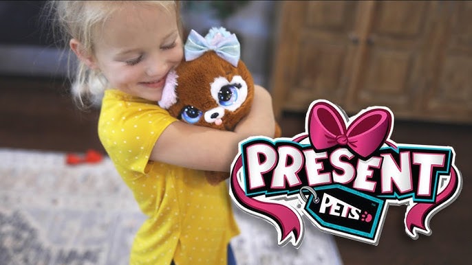 Present pets surprise fancy pups - 6051197 - peluche chien interactif et  sonore - jeu jouet enfant - unboxing - modele aléatoire SPI6051197 -  Conforama